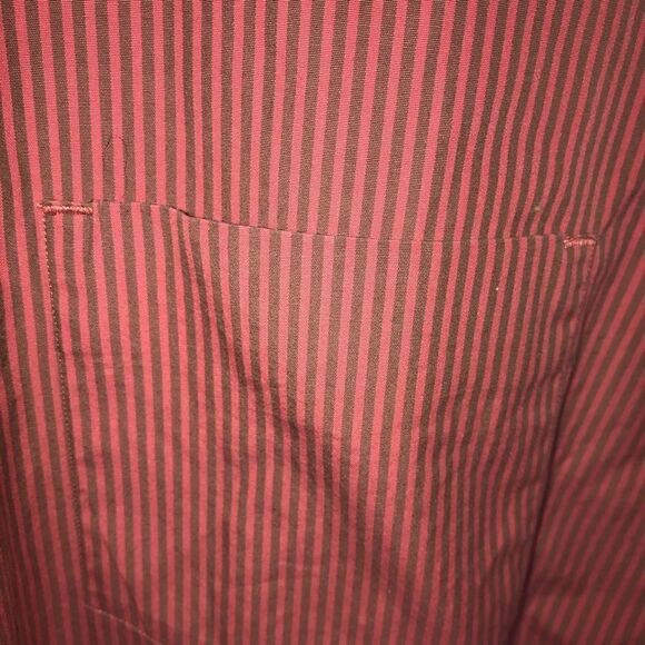 J. Crew Men's Red Striped Button Down Shirt - Picture 11 of 13